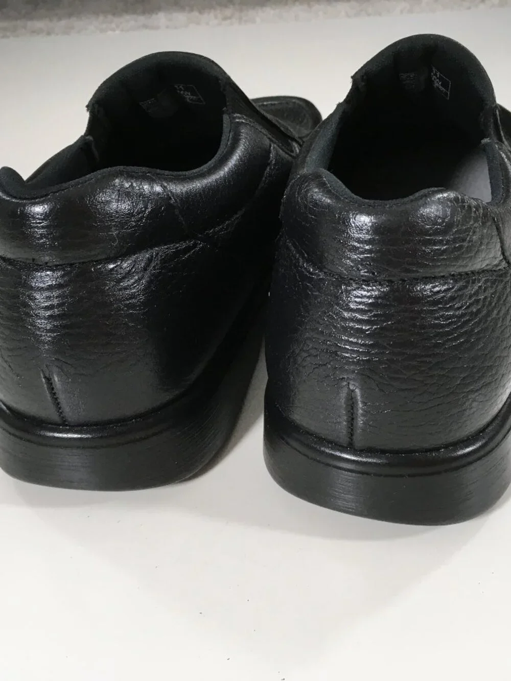 SAS Side Gore Slip On Shoes Mens Size 11 WW Wide Black Leather